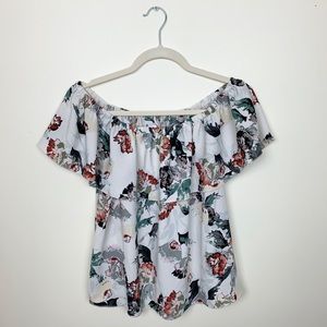 Aritzia Wilfred Off the Shoulder Top